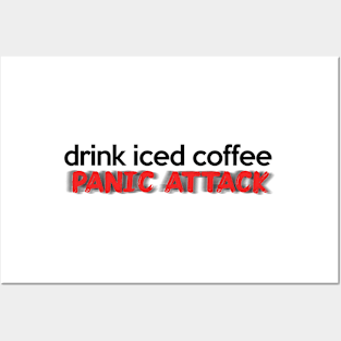 Drink Iced Coffee Posters and Art